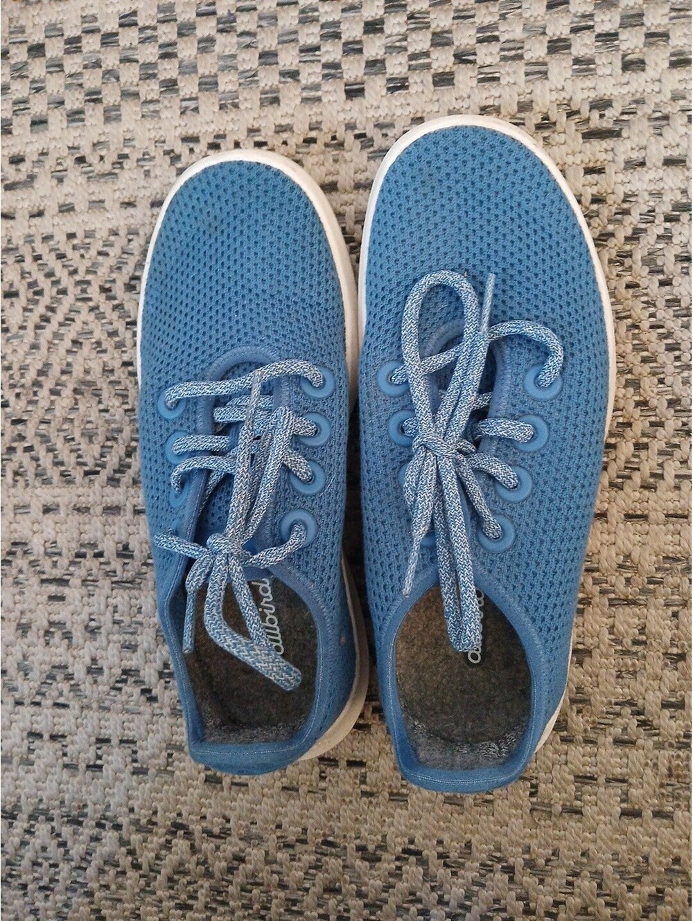 Allbirds Tree  Runner Women's Size 6 Shoes Blue White Comfort Casual Sneakers
